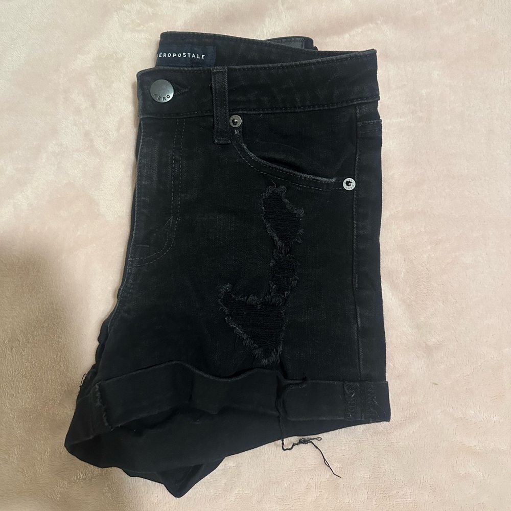 Aeropostale High Rise Midi Shorts